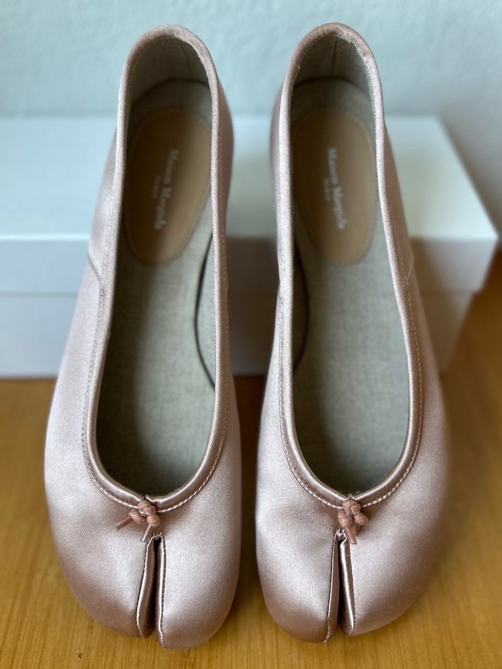 Maison Margiela Satin Tabi Ballerina